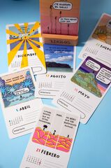 Calendario Sobremesa Tarjetas Tantanfan Castellano 2027 72Kilos
