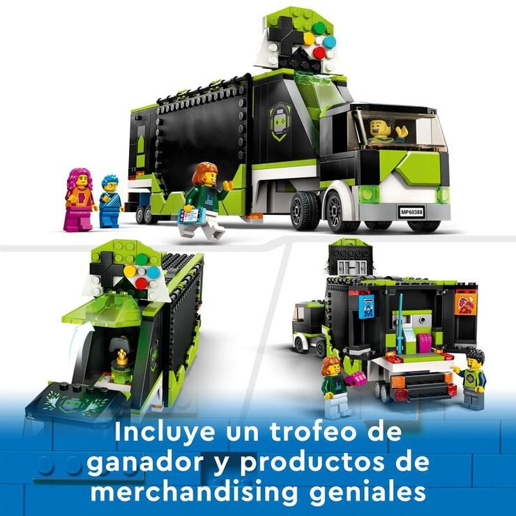 LEGO® City Camión de Torneo de Videojuegos 60388