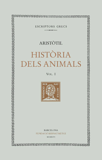 Hist&ograve;ria dels animals (vol. I)