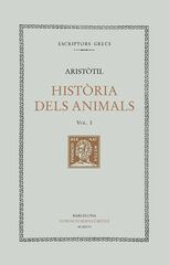 Història dels animals (vol. I) Història dels animals (vol. I)