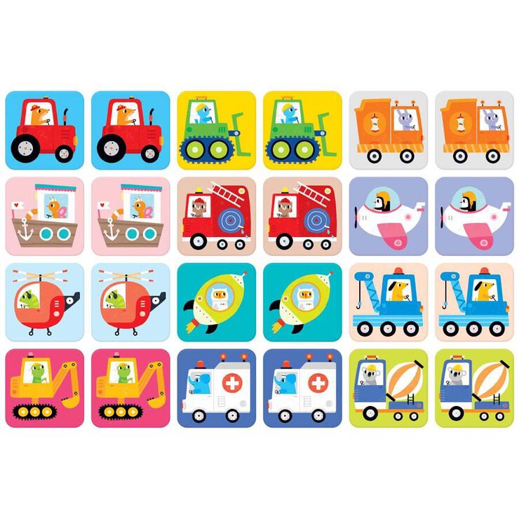 Memory Veh&iacute;culos