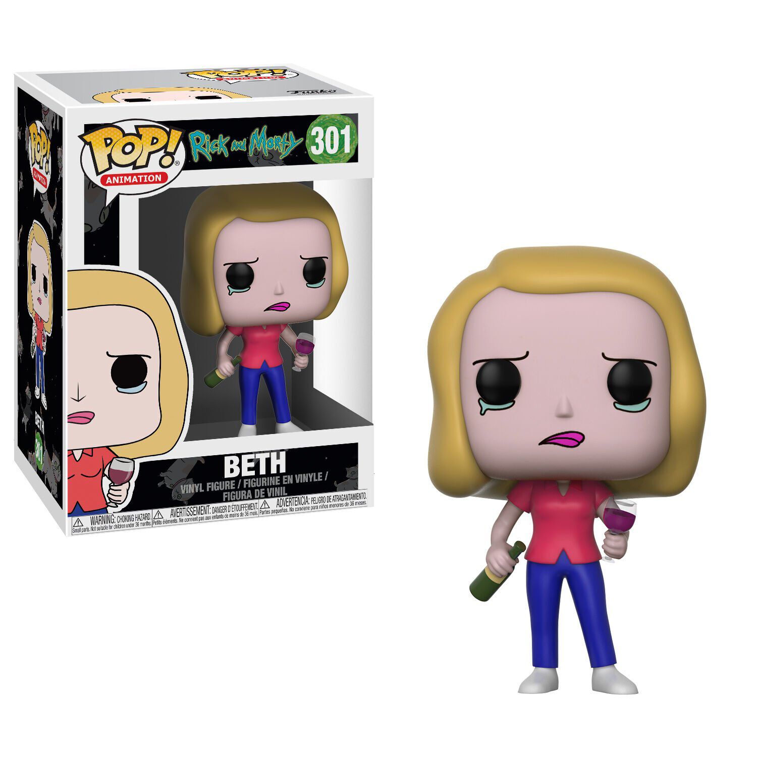 Funko&nbsp;POP! Rick &&nbsp;Morty&nbsp;Beth&nbsp;Vaso De Vino