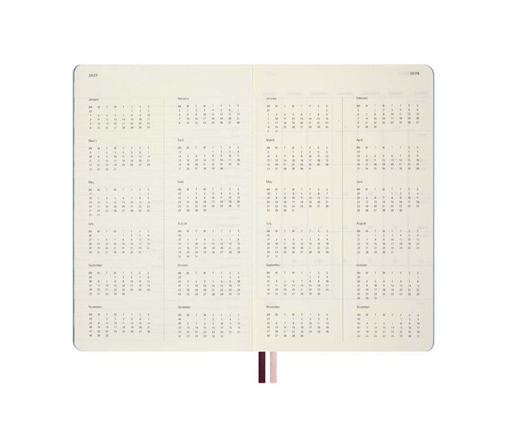 Agenda Moleskine tapa dura di&agrave;ria Large 2027 Al&iacute;cia