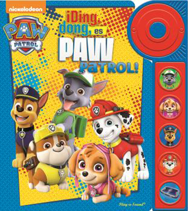 Libro con timbre Patrulla Canina