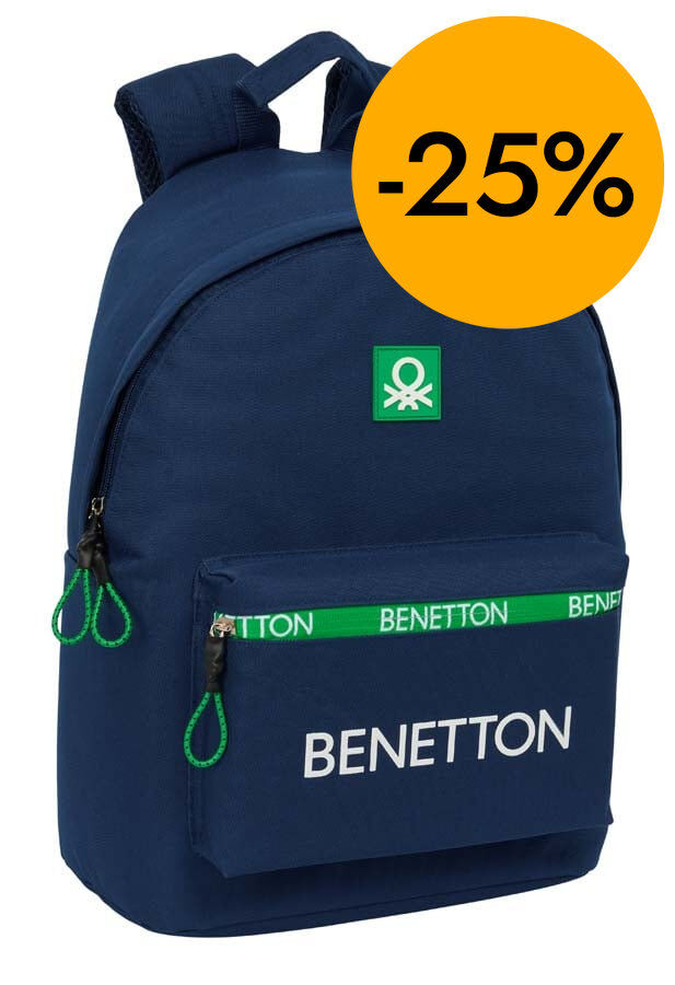 Mochila Benetton azul