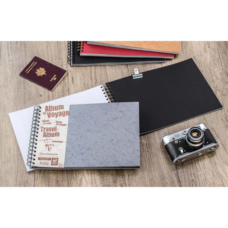 &Aacute;lbum A4 Nomaddict Paisaje negro