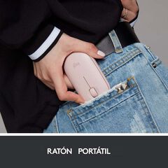 Ratolí Logitech Bluetooth Pebble M350 Rosa