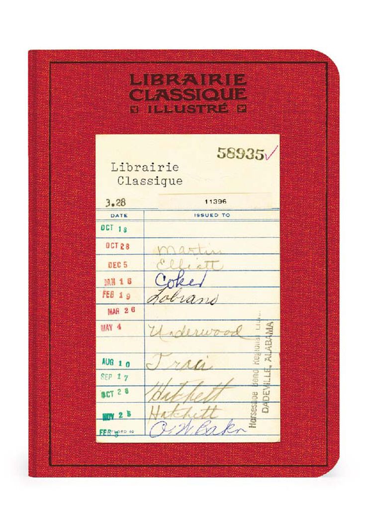 Set 3 Mini Llibreta Cavallini Library Books