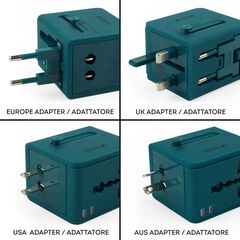 Adaptador Universal Viatge Legami azul