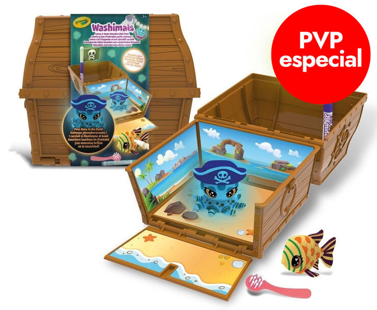 Washimals Ocean Glow Pets Cofre Tresor