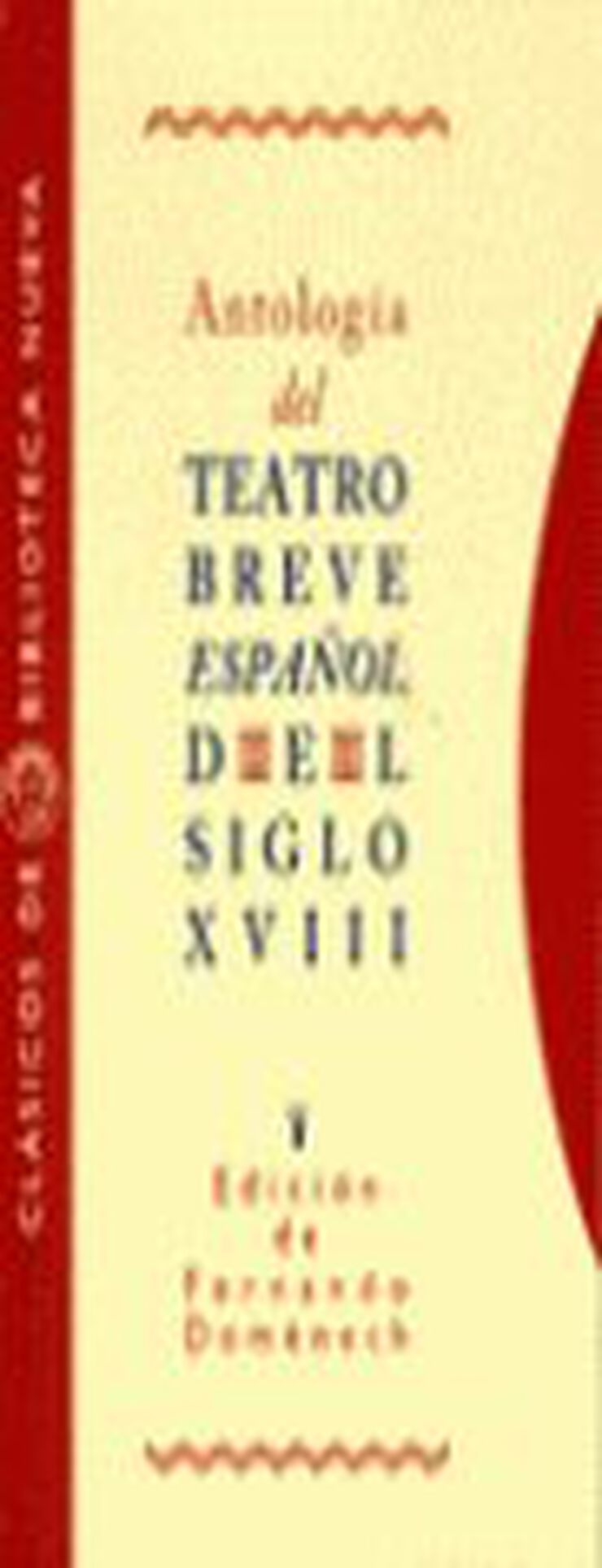 Antología teatro breve español del siglo XVIII