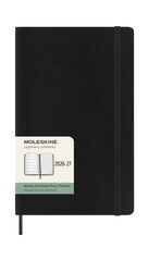 Agenda Moleskine 18 meses sem/vista L tapa blanda negro