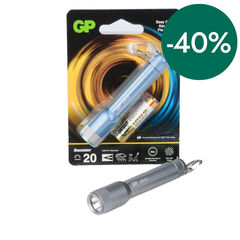 Linterna Llavero Discovery GP CK12 gris 20lm