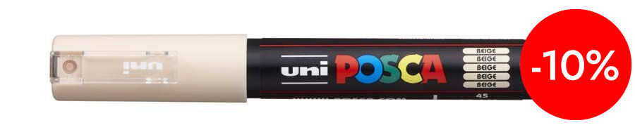 Rotulador Posca PC-1M 0,7mm beige