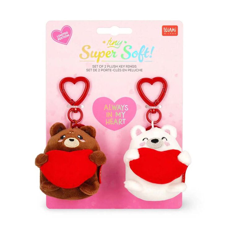 Set 2 llaveros Legami Teddy Bear