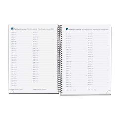 Agenda espiral plus MiquelRius sem/vista cat 2024 Calm aqua
