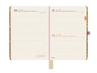 Agenda Finocam Design M4 día/pág cat 2026 Flora