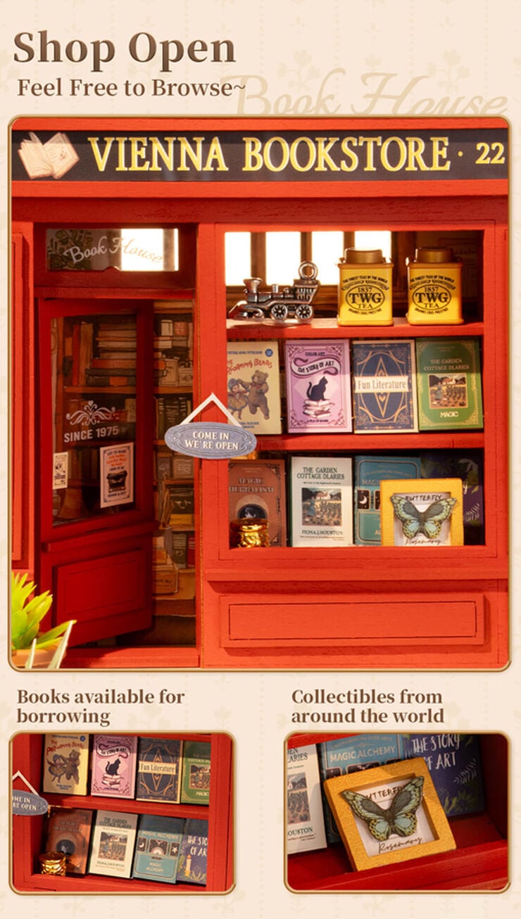 Maqueta de la Librer&iacute;a de Viena