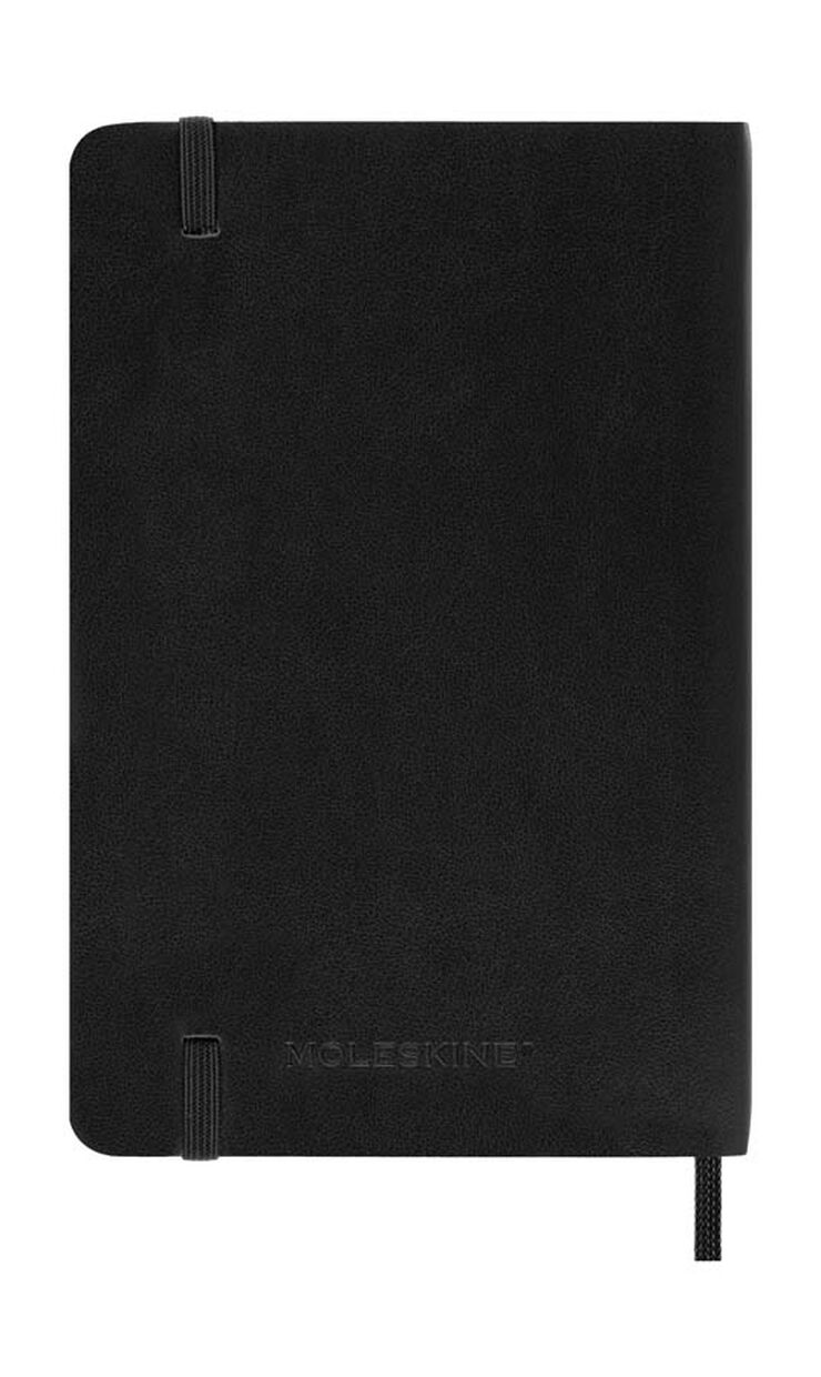 Agenda Moleskine 12m día/pág 2025 Pocket negro