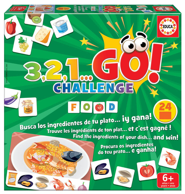 3,2,1 Go Challenge - Food