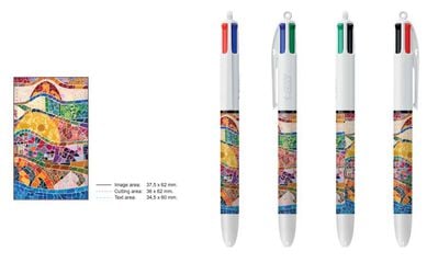 Bol&iacute;grafo BIC 4 Colores Edici&oacute;n Gaud&iacute;