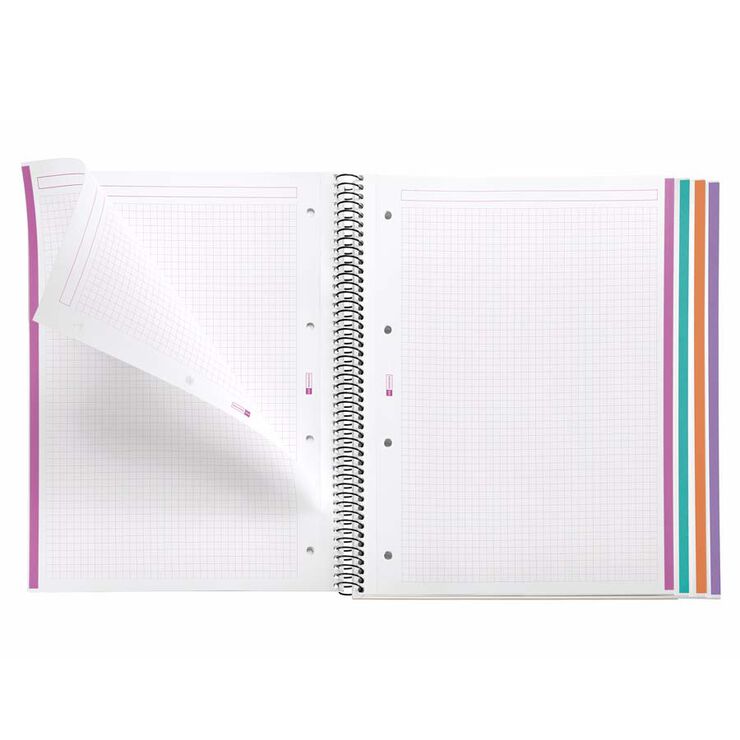 Notebook 4 A4 120 hojas 5x5 Miquelrius Spring Night