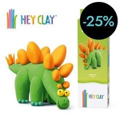 Plastilina Heyclay Estegosaurio 3 botes