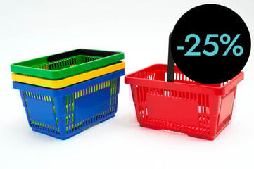 Juego simbólico Lap Set de cestos vacíos 4U