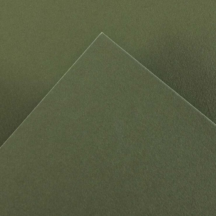 Cartulina Canson Iris A4 185g verde safari 50u