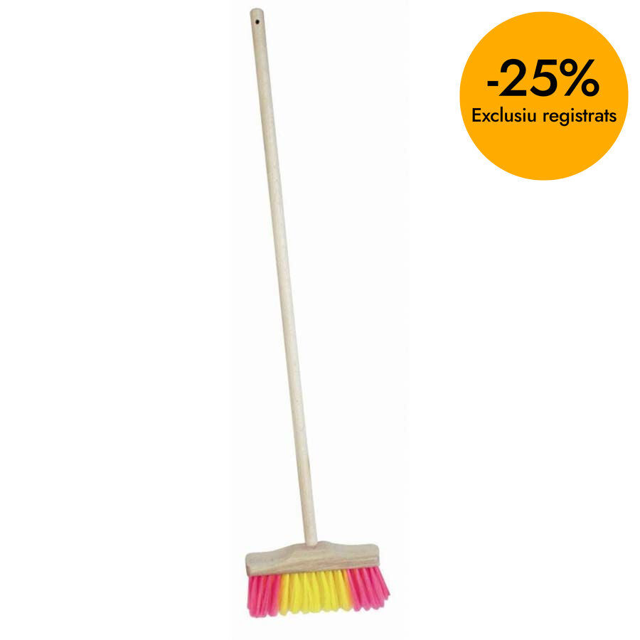 Escoba de madera