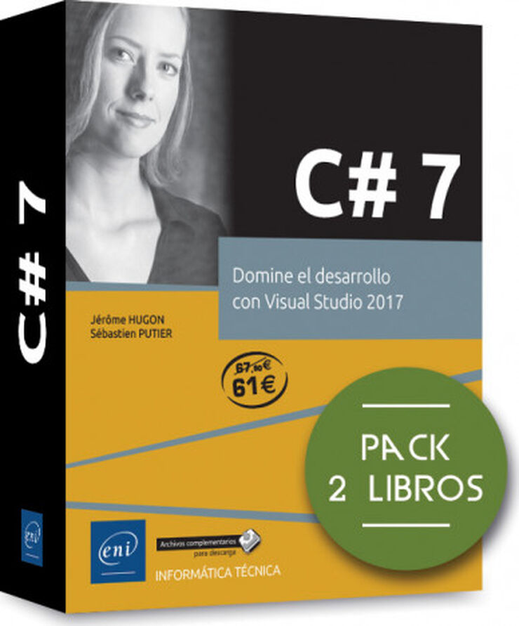 C# 7 - Pack de 2 libros: Domine el desarrollo con Visual Studio 2017