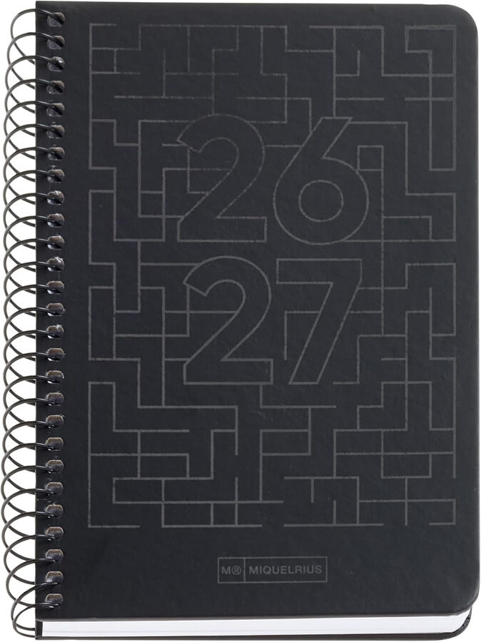 Agenda Escolar Activa S/V Cat. 2026-2027 Lab. Negre