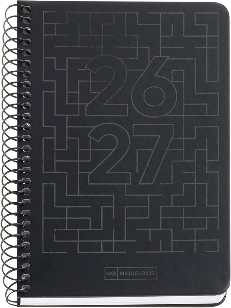 Agenda Escolar Activa S/V Cat. 2026-2027 Lab. Negre