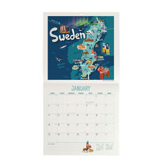Calendario Legami 30x29 Pared Let'S Travel Multiling&uuml;e 2027