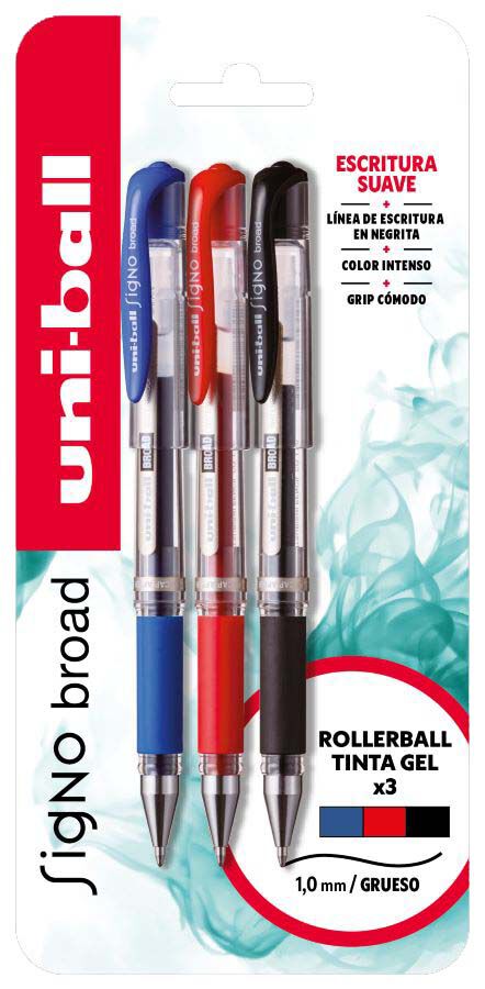 R&ograve;l&middot;lers Uni UM-153 3 colors negre/blau/vermell