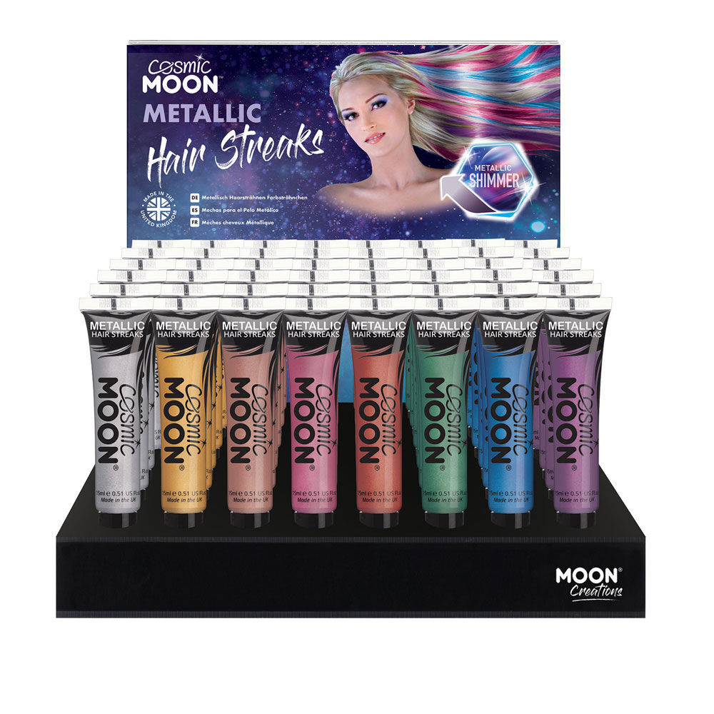 Maquillaje en crema Cabello Mechas Met&aacute;licas Moon Creations