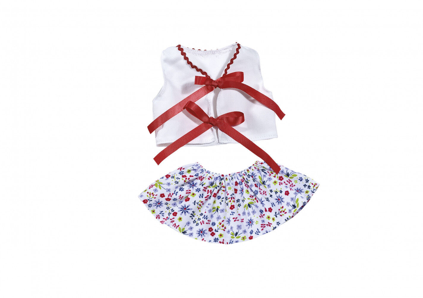 Ropa mu&ntilde;ecos - Falda con lazos Abacus