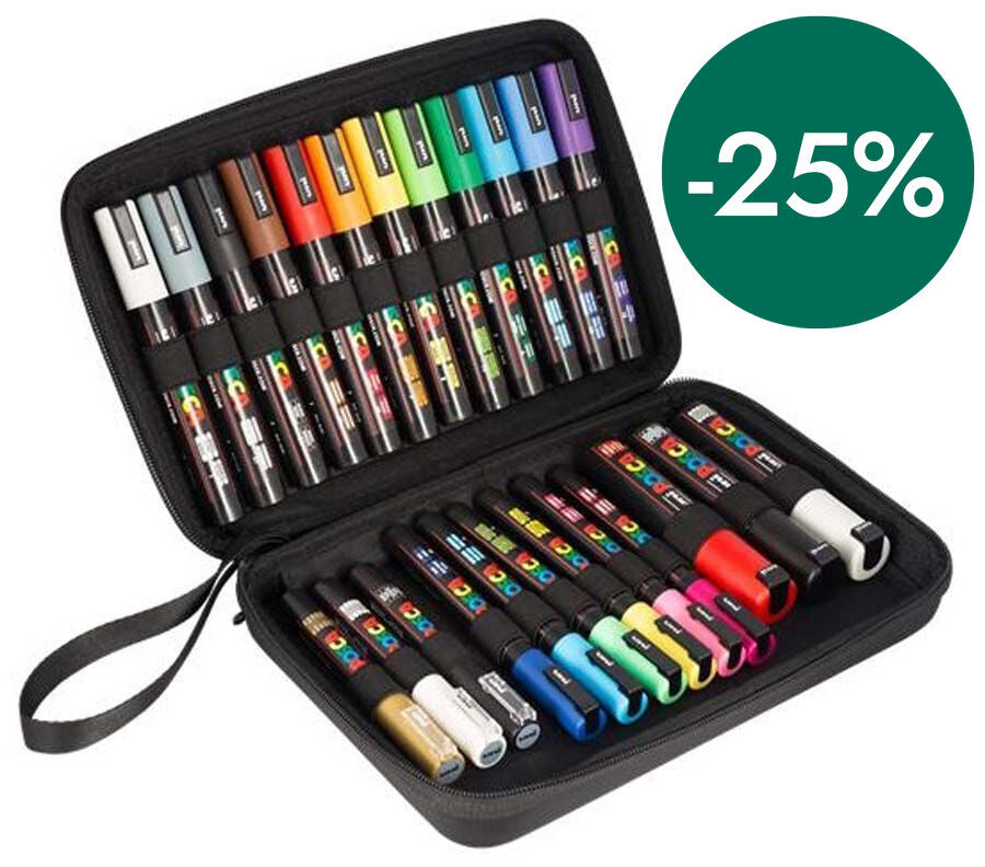 Malet&iacute; Posca Premium 24 peces