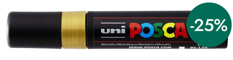 Rotulador Posca PC-17K 15mm oro