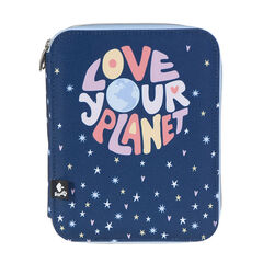 Estuche Plumier Doble Busquets Love Your Planet