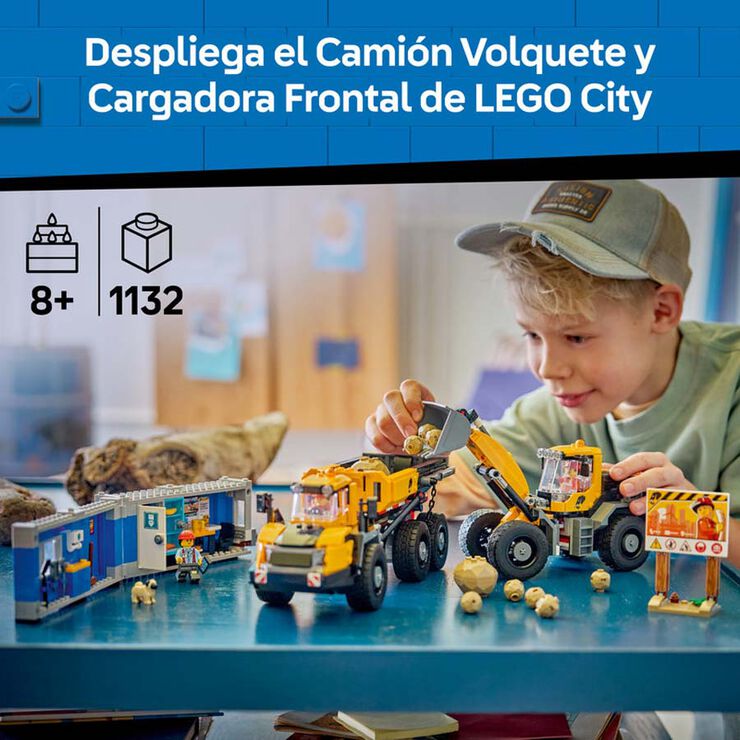 LEGO&reg; City Cami&oacute; Bolquet i Pala Carregadora 60494