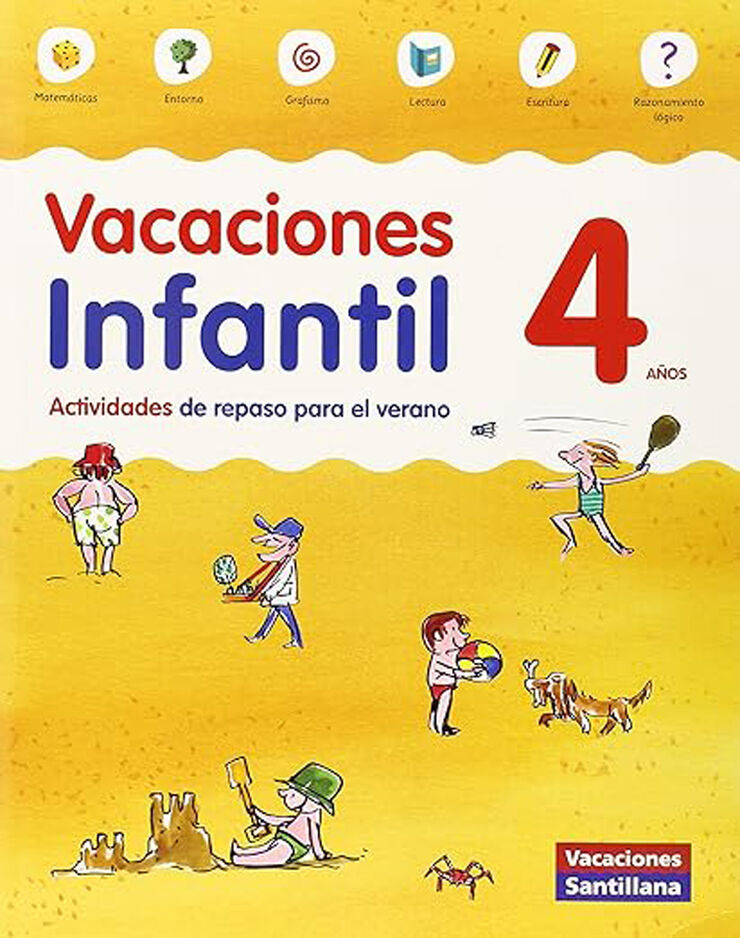 Vacaciones Infantil 4 años Santillana