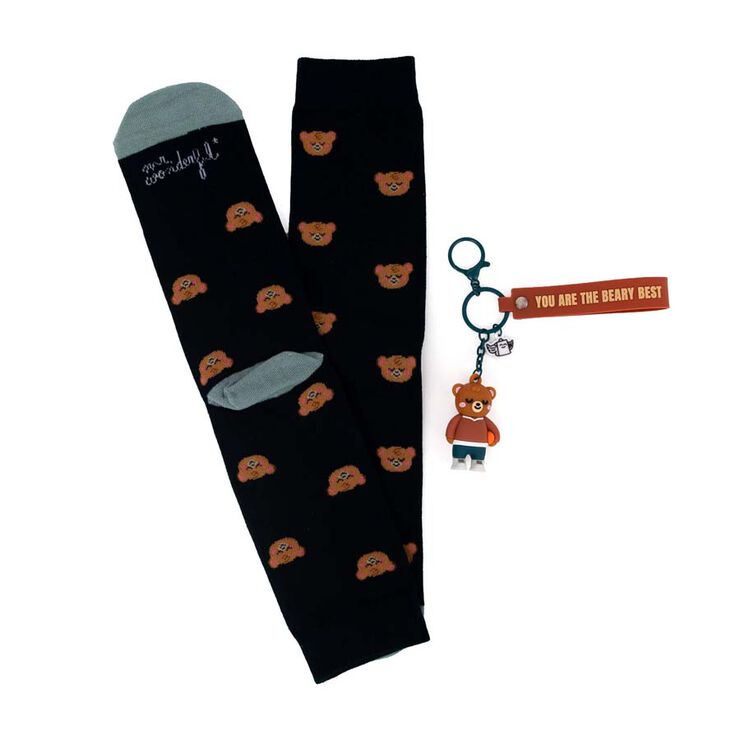 Kit Mr. Wonderful Calcetines + Llavero Beary Best