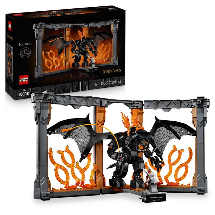 LEGO® Icons Rincón entre Libros: El Señor de los Anillos: Balrog™ 10367