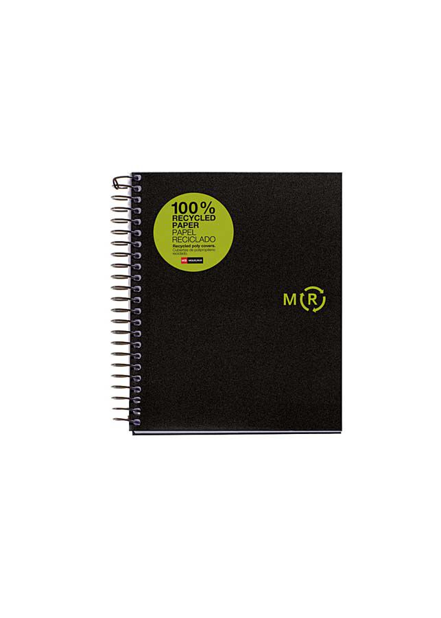 Libreta espiral Miquelrius Micro reciclado A5 5x5 120 hojas