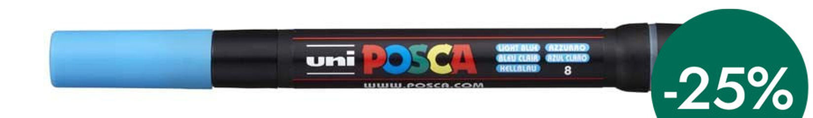 Rotulador Posca PCF-350 1-10mm azul