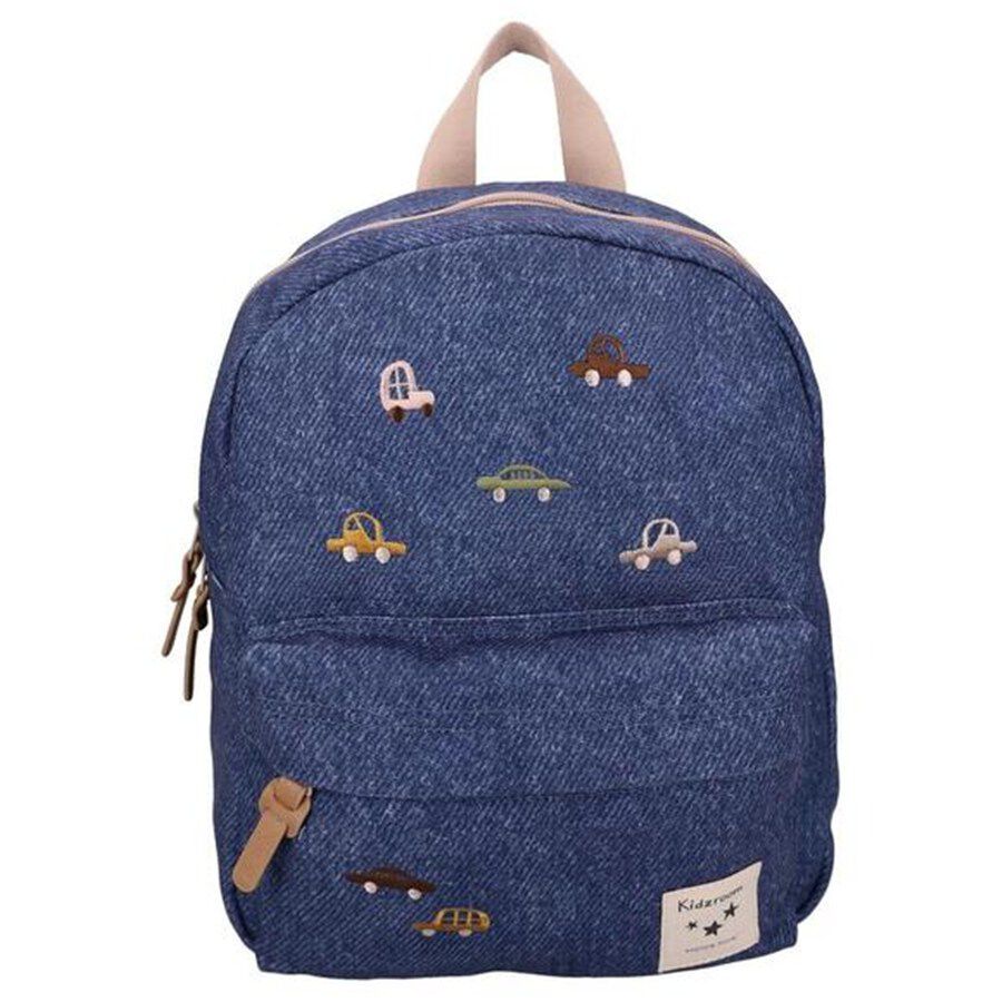 Mochila Kidzroom Denim Coches