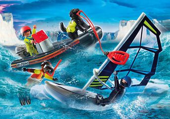 Playmobil City Action Rescat polar amb llanxa 70141