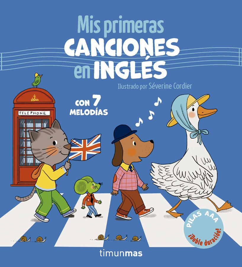 Mis primeras canciones en ingl&eacute;s. Con 7 melod&iacute;as