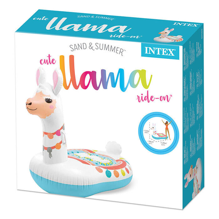 Flotador inflable Intex Llama 135X94X112Cm